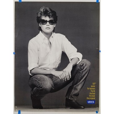 Original 1982 Levi's 501 Jeans for Women Advertisement Poster 22