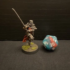 Dungeons And Dragons Human Knight Warrior Paladin Painted Galaad Miniatures 