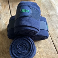 Bitz Polar Fleece Bandages - 4 Pack -Navy Blue