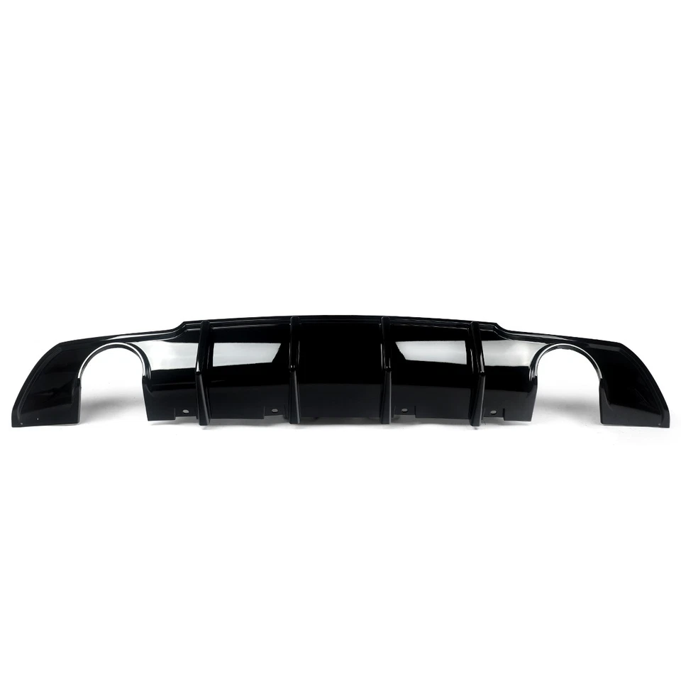 For 2015-2023 Chrysler 300 SRT Glossy Black Shark Fin Rear Bumper Diffuser Lip Foto 2 de 4