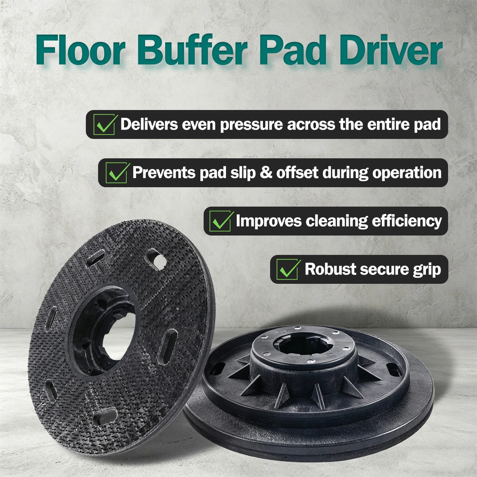 Replacement Pad Driver 16" Harpoon-Style for Malish 782016 Floor Machine - product detail image 3