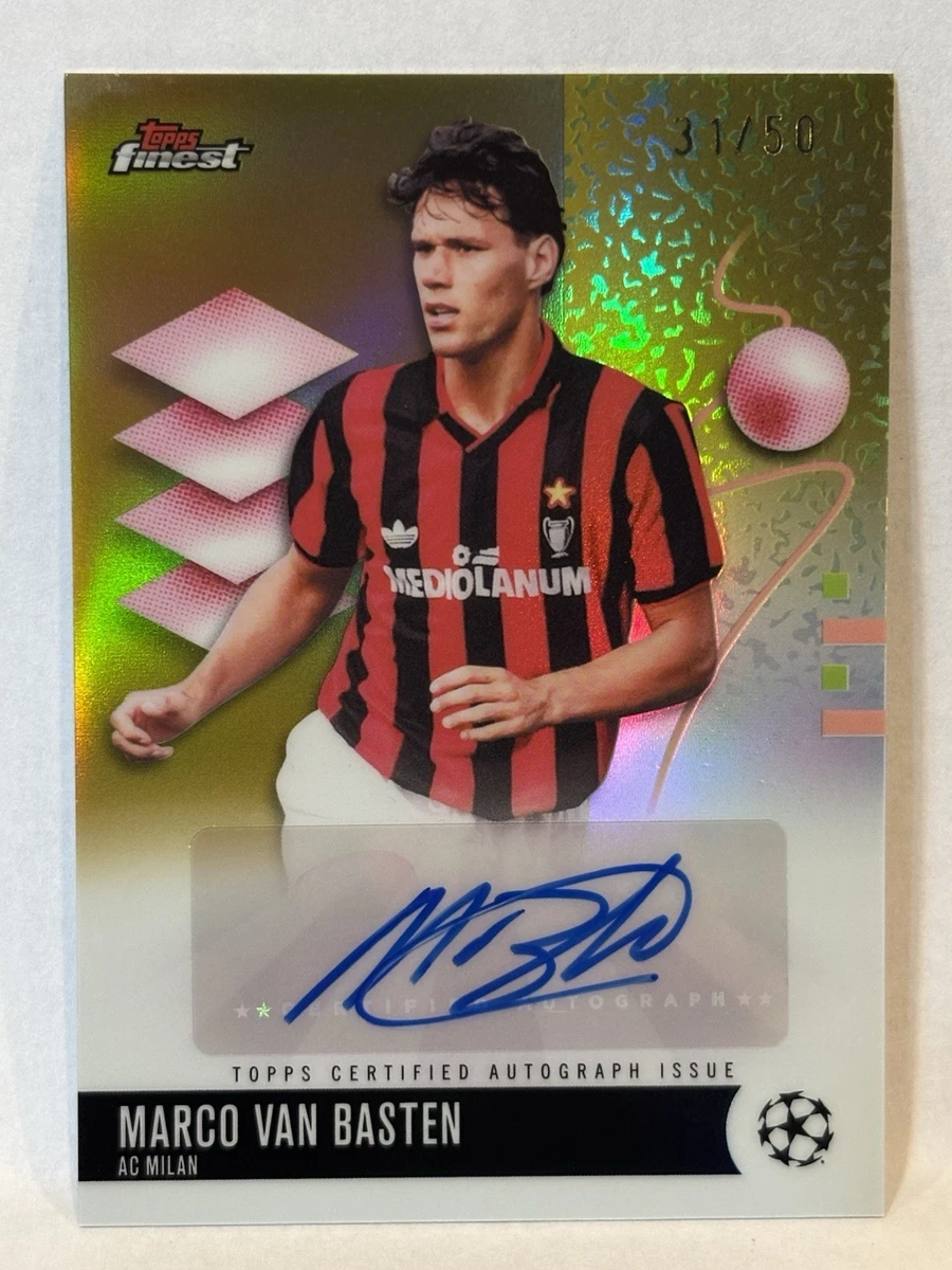 Marco van Basten Soccer Autographed Sports Trading Cards