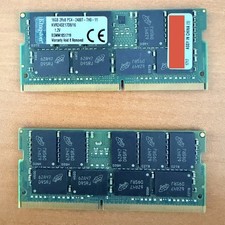 KINGSTON 32GB 2x 16GB DDR4-2400T ECC SODIMM RAM 2Rx8 KVR24SE17D8/16