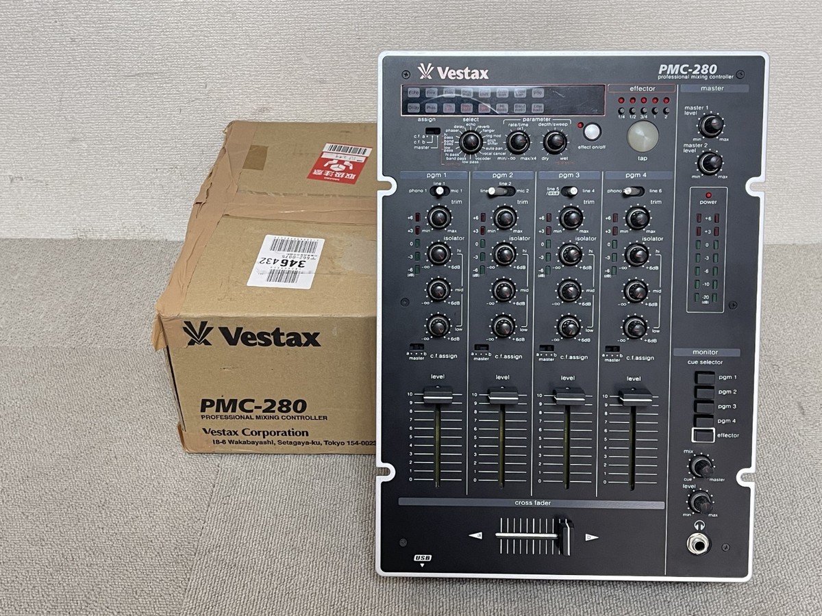 Vestax PMC-280 DJミキサー DJコンソール 本体のみ Amazon | VESTAX PMC-280 DJミキサー | DJミキサー | 楽器・音響機器