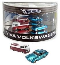 HOT WHEELS VIVA VOLKSWAGEN T1 PICK-UP BUS & KARMANN GHIA IN BOX (2005) - IMBALLO ORIGINALE/MIB