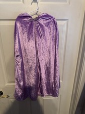 Storybook Wishes Lavender Purple Velour Costume Cape Child Size Small 3-5 Years