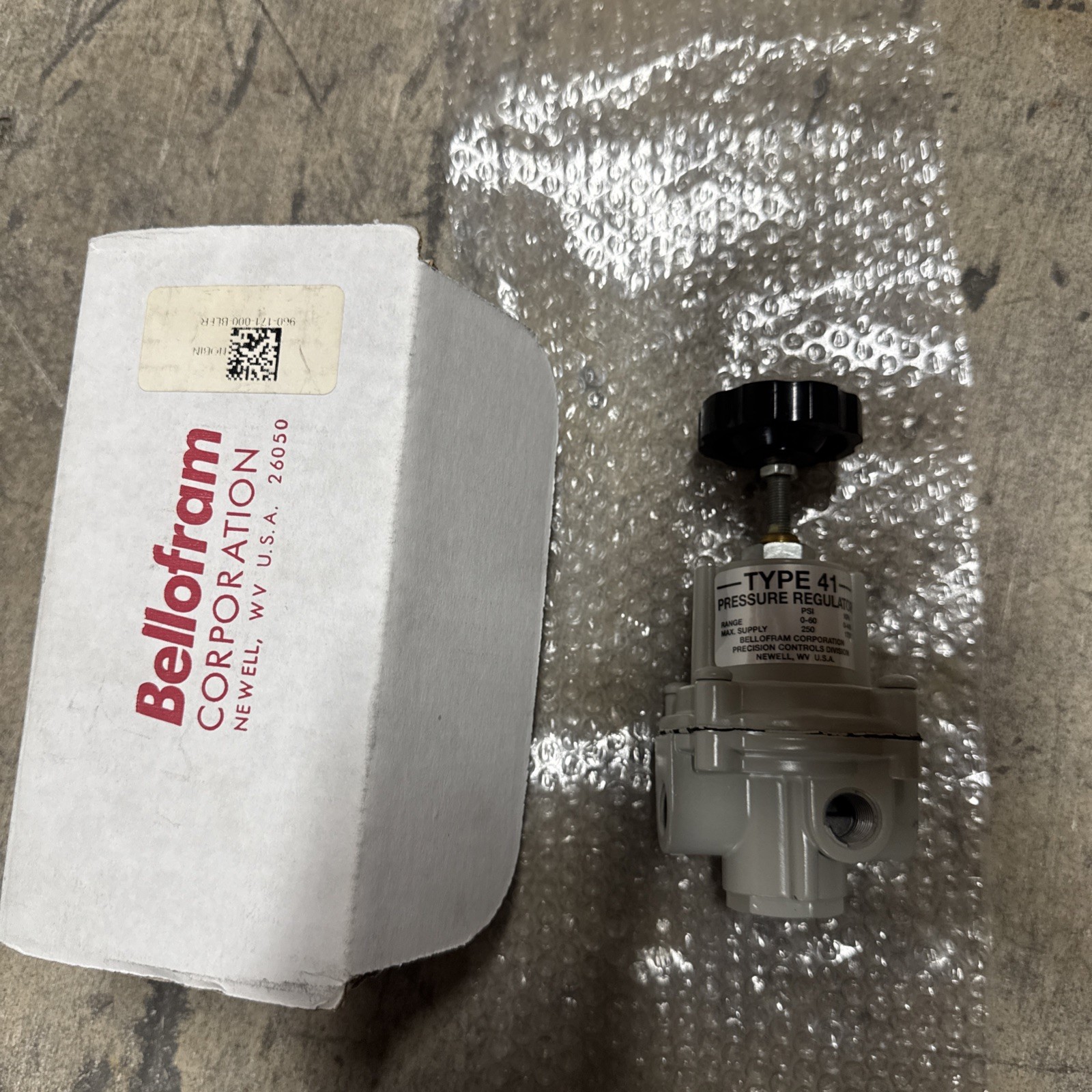 MARSH/BELLOFRAM 960113000, PRESSURE REGULATOR VALVES T41-1 0-2PSI 1/4NPT