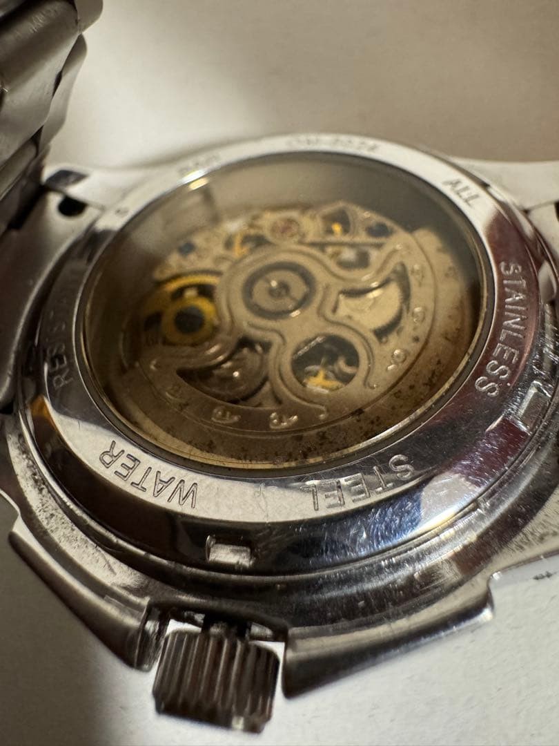 Orient Express Automatic Skeleton Watch Stainless… - image 6