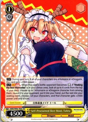 Self-Proclaimed Best Maid, Tohru Trial Deck Miss Kobayashi's Dragon Maid KMD/W96
