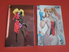 HARLEY QUINN #60G JORGE JIMENEZ CORNER BOX FOIL VARIANT & #59B VARIANT DC COMICS