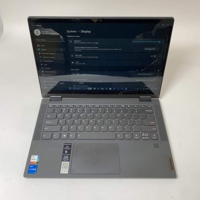 Broken Lenovo IdeaPad Flex 5 14ITL05 14'' i5-1135G7 2.4GHz 8GB RAM 512GB SSD Read