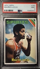 1975 Topps Basketball #302 Maurice Lucas RC ABA Top-30 PSA 9 MINT Well Centered