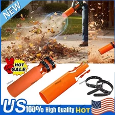 Leaf Blower Attachment Doubles Airflow Booster Snow Debris Blower Air Booster ~