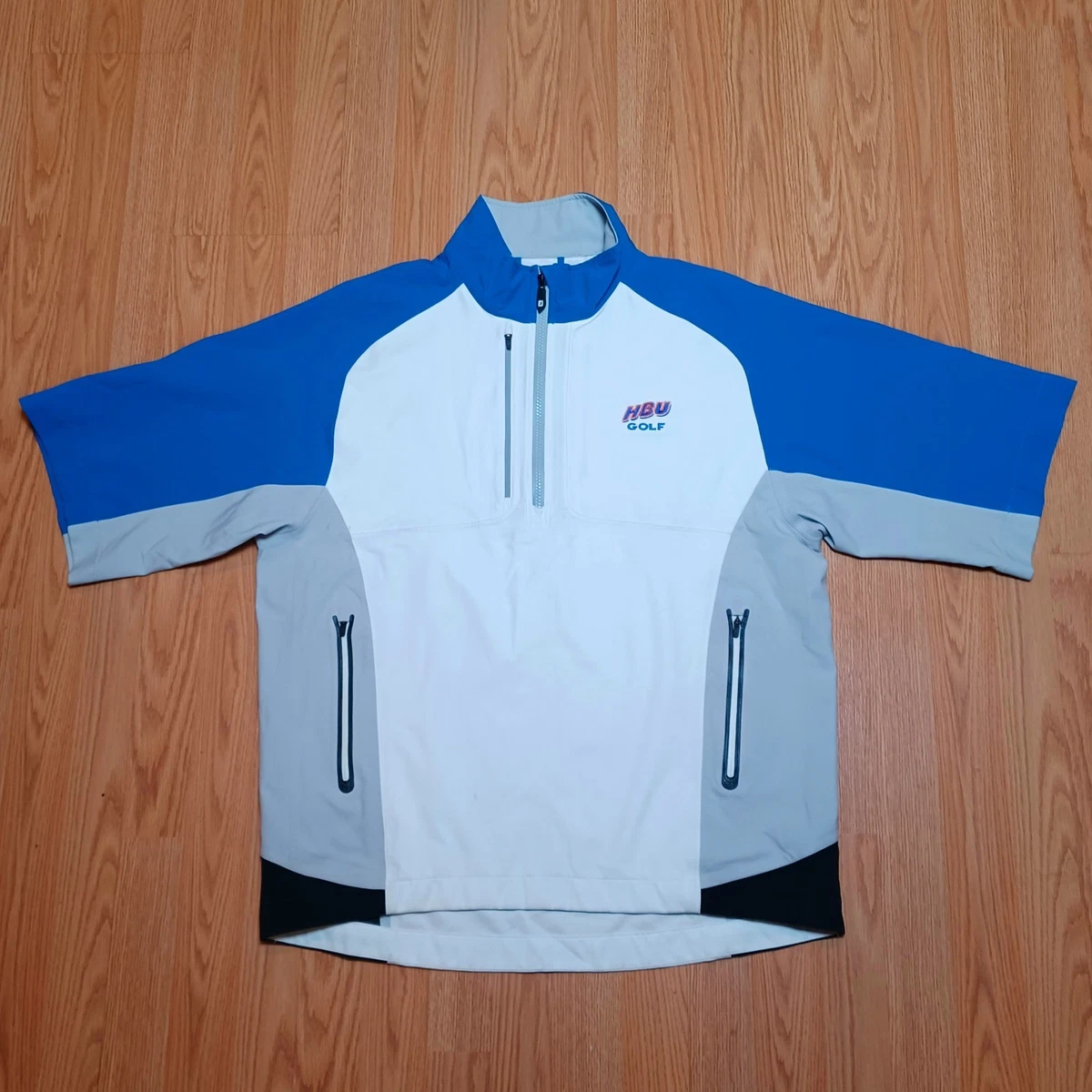 FootJoy DryJoys Tour XP Golf Jacket Mens Medium 1/4 Zip Short