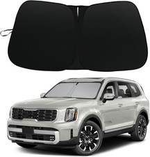 Windshield Sun Shade Front Window UV Block Cover Fit For Kia Telluride 2020-2025