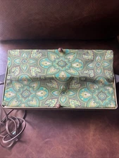 VTG Toast & Roll Warmer JC Penney 7700 Fabric Lid Fold Open Retro Green