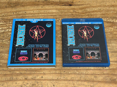 Rush - 2112 & Moving Pictures 4 Disc set. 2010 Eagle Vision Blu-Ray/DVD & 2 CD's