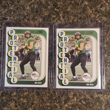 Lot Of 2- 2024 Score Protential Bo Nix Rookies Denver Broncos 🔥