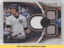 2018 Topps Tribute Tribute Triple Relics 122/150 Gary Sanchez #TTR-GS READ 6fs