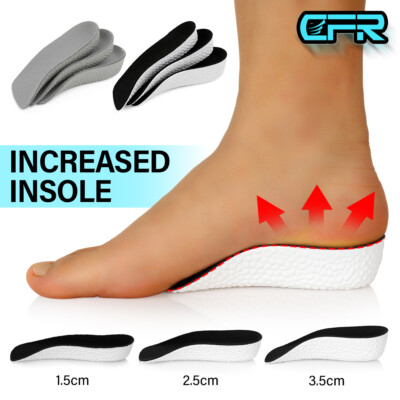 Height Increase Insoles Shoe Inserts Pad Invisible Heel Lift Taller