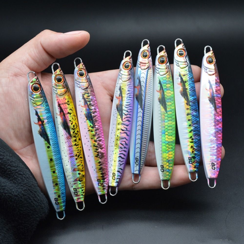 40g Minnow Colorful Spanish mackerel Lead Casting Jig Bait Metal