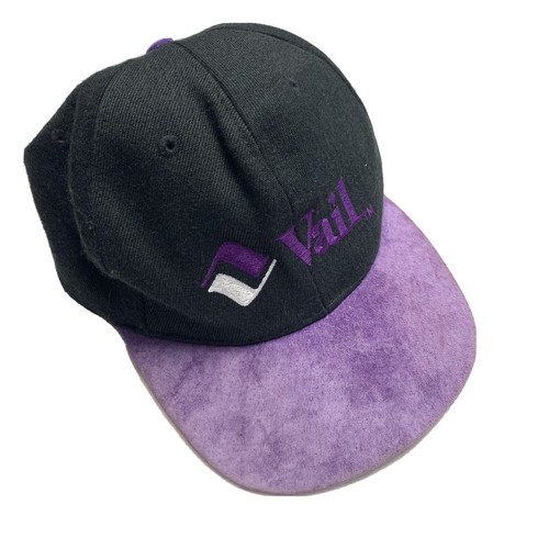 Vail Ski Vintage Wool Strap Back Hat 