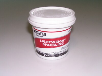 Master Painter Superior Spackling Lightweight 1/2-Pint one step