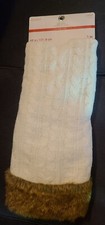 Michaels Ashland Tree Skirt Knit with Fur Christmas 48in / 121.9cm NEW