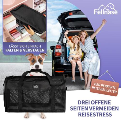 Hundebox Transporttasche Transportbox Katze Hund faltbar 50 x 26 x 29 cm B-Ware - Bild 7 von 7