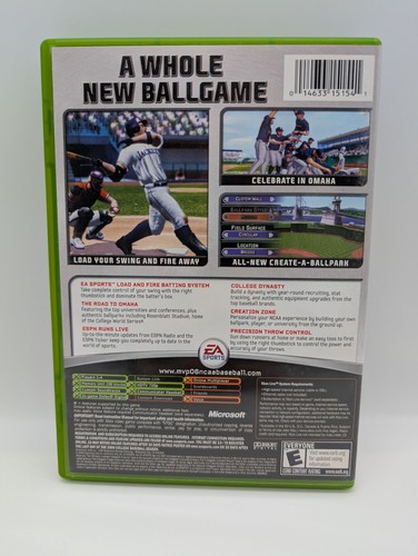 MVP 06 NCAA Baseball (Microsoft Xbox, 2006) MOLTO BUONO CON MANUALE, SPEDISCILO DOMANI - Foto 2 di 3