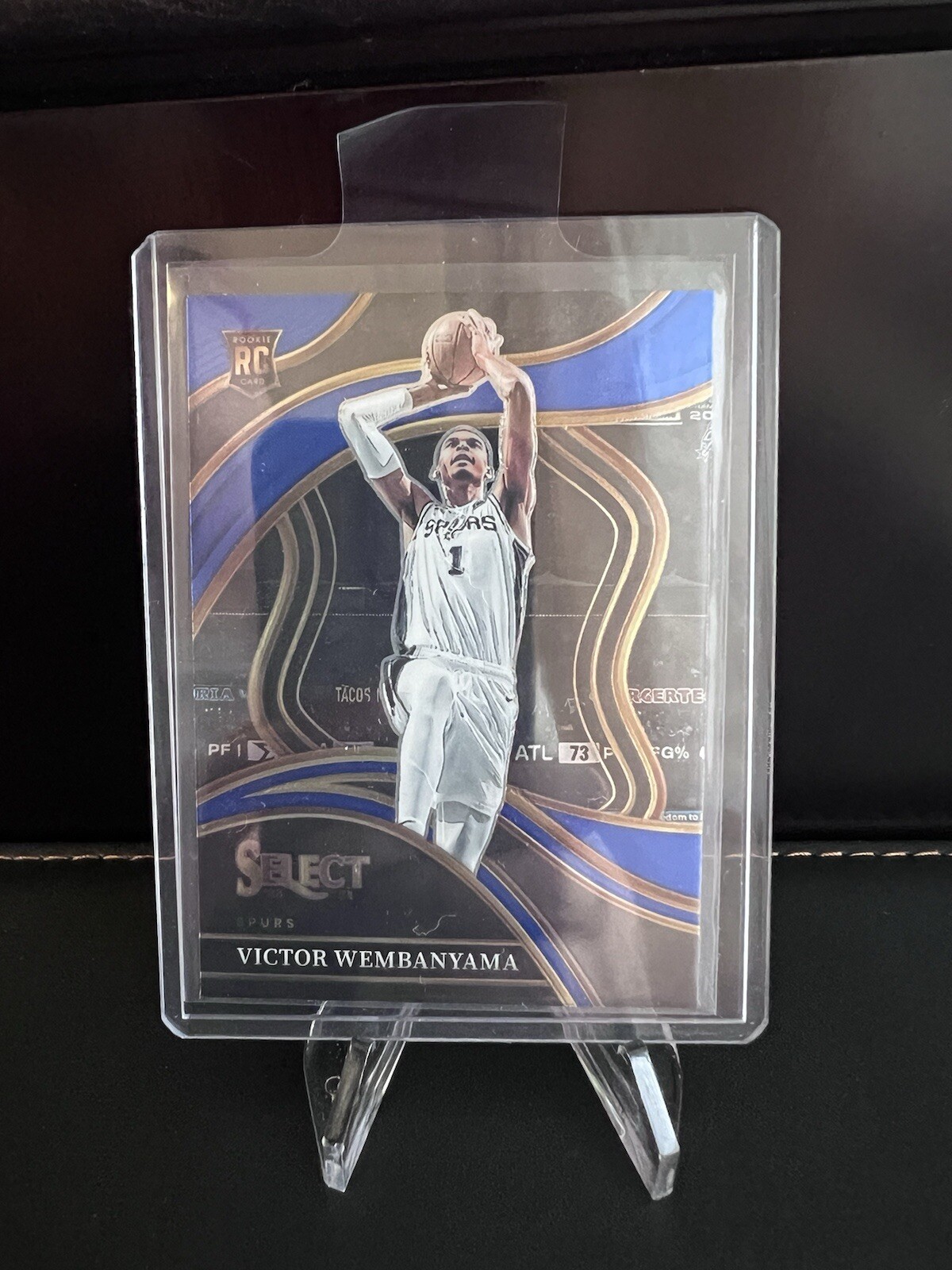 2023-24 Panini Select - Courtside Blue #288 Victor Wembanyama (RC)