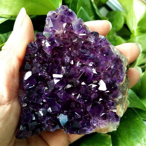 10-150g Large Natural Amethyst Cluster Quartz Crystal Druzy Geode Healing Stones - Picture 56 of 58