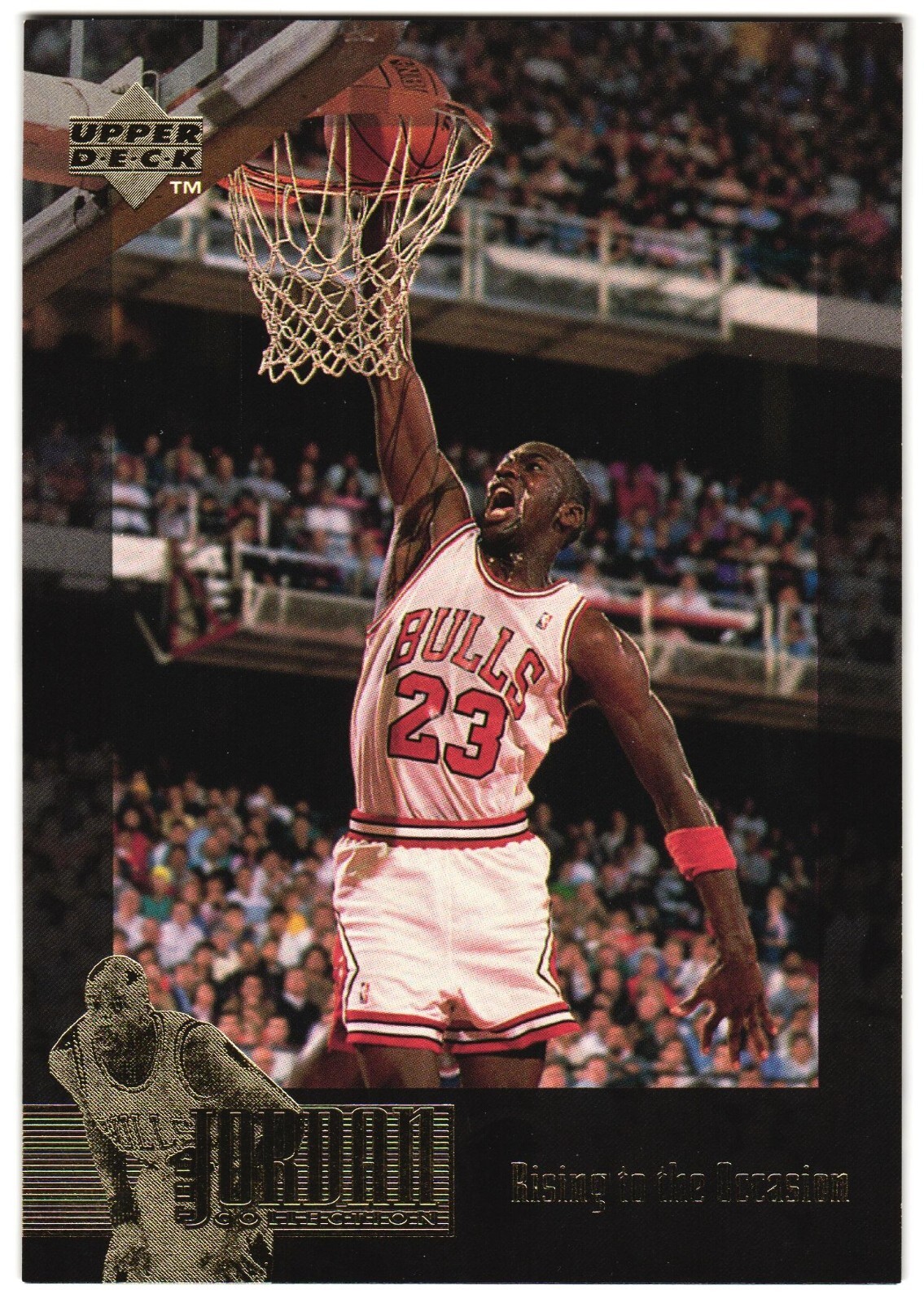 Michael Jordan 1995-96 Upper Deck The Jordan Collection 3x5 Card JC-7 Bulls