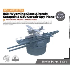 1/72 USN Wyoming Class Aircraft Catapult & O3U Corsair Spy Plane