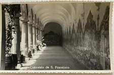 RPPC Postcard Convent De S Francisco Architecture Real Photo Postcard Vintage