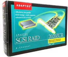 ADAPTEC SCSI RAID 2020ZCR 0-Channel PCI-X