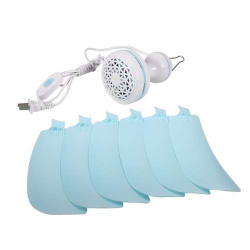 220V 16'' Portable 6 Blades Mini Ceiling Fan Hanging Summer Cooler Household - Picture 6 of 6