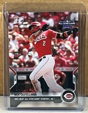 2021 TOPPS NOW PLATINUM All-Star Game #ASG-15 NICK CASTELLANOS REDS Foil Stamp