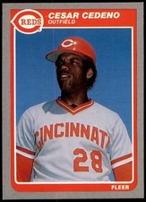 Cesar Cedeno #531 1985 Fleer