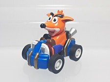 Figura Crash Bandicoot Pull Back Car Namco Universal Studios 1999 Japón 1.6"