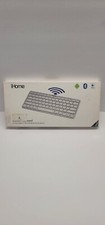 iHome Bluetooth Wireless Keyboard IMAC-K111S iPad Apple TV Mac New