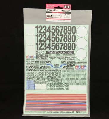 Tamiya 40556 RC TT Marking Sticker - Number