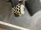 Pair of Massive Enamel and Black Diamond Costume Rings From Film Collection — photo 4