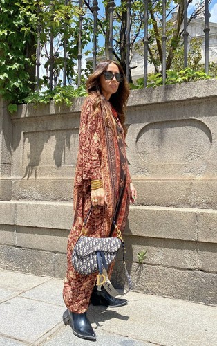 ZARA NWT WOMAN PRINTED KAFTAN KHAKI BROWN REF: 8054/255 ONE SIZE - Picture 11 of 23