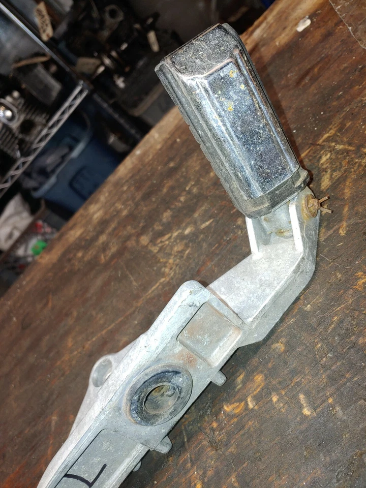 1983 1984 1985 Honda nighthawk 650SC left rear foot peg with exhaust bracket - Image 2 of 4