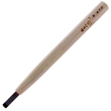 Michihamono Japan Round Flat Woodworking Chisel 7.5mm Wood Carving Straight Tool