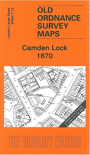 Camden Lock 1870  London Large Scale Sheet 7.12