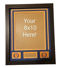 CHICAGO BEARS 11x14 Custom Frame Kit For 8x10 WALTER PAYTON JUSTIN FIELDS 1/1