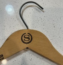 Vintage Sheraton Hotels  Motor Inns Worldwide Wooden Clothes Coat 1950s Hanger