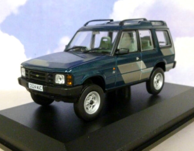 OXFORD DIECAST 1/43 1989 LAND ROVER DISCOVERY 1 I MARSEILLE BLUE/GREEN 43DS1003